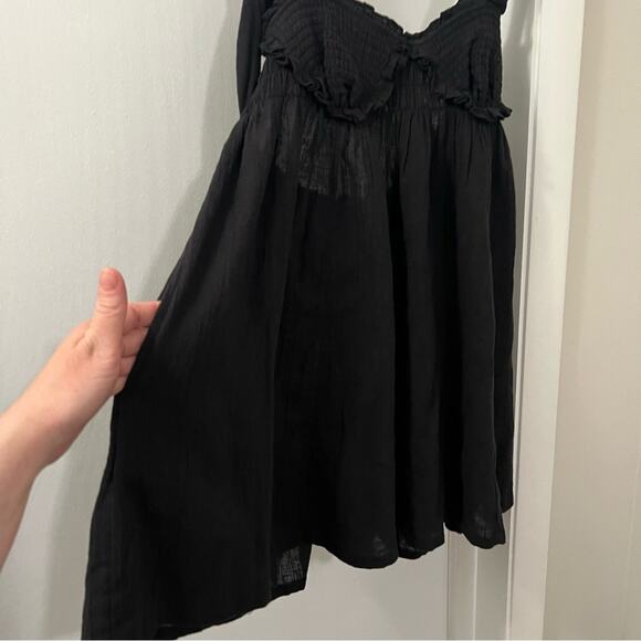 Free People Black Blissful Breeze Mini Size Extra Small XS - Picture 8 of 12